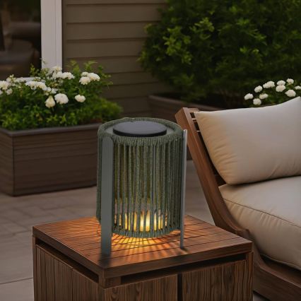 Hesperide - Lampa solarna LED LINY LED/3,7V 2600 mAh IP54 zielona