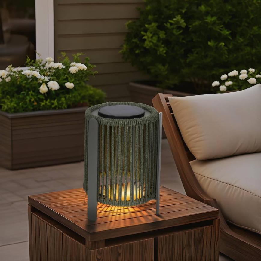 Hesperide - Lampa solarna LED LINY LED/3,7V 2600 mAh IP54 zielona