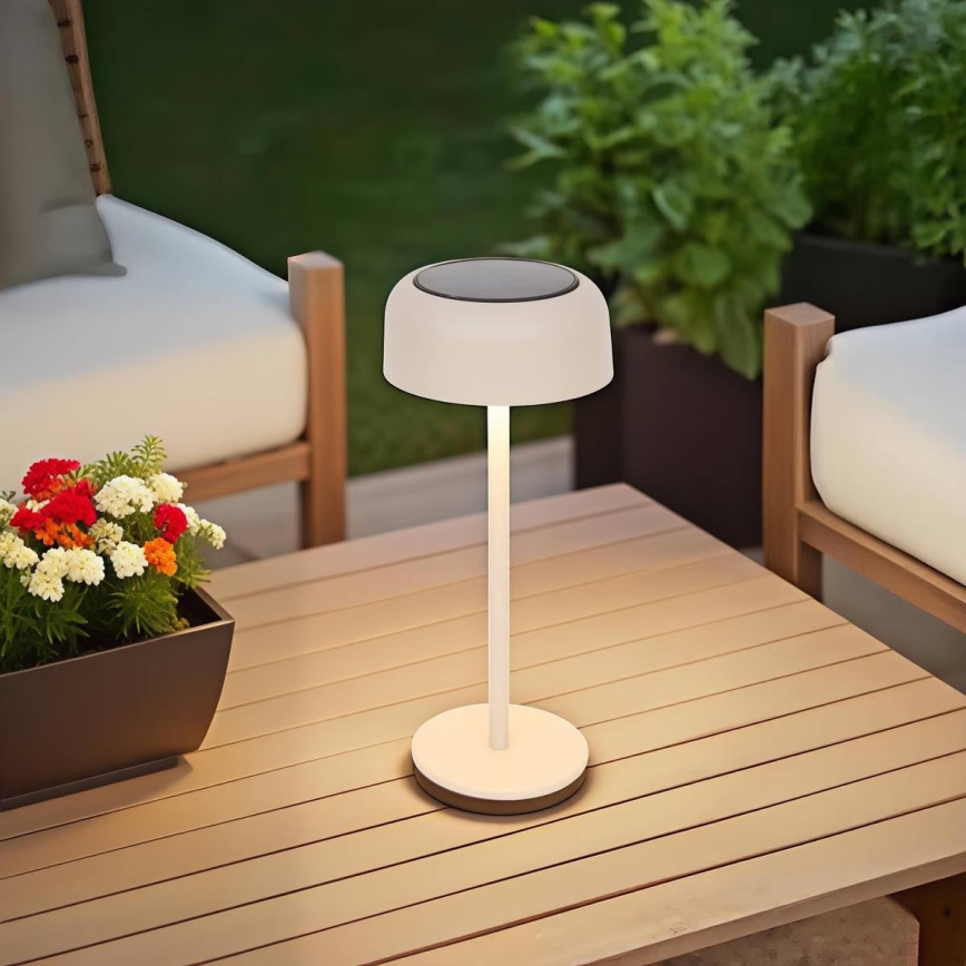 Hesperide - LED Solarna lampa stołowa BOLTY LED/3,7V 2600 mAh IP65 beżowa