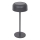 Hesperide - Solarna lampa stołowa LED BOLTY, 3,7 V, 2600 mAh, IP65, antracyt