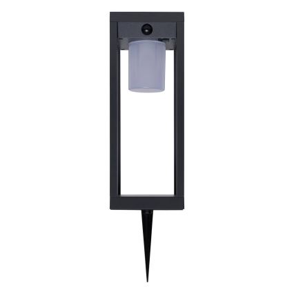 Hesperide - LED solarna latarnia z czujnikiem ruchu i zmierzchu PIKY LED/3,7 V 2600 mAh 40 cm IP65 antracyt