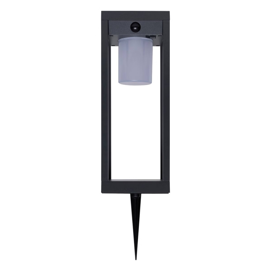 Hesperide - LED solarna latarnia z czujnikiem ruchu i zmierzchu PIKY LED/3,7 V 2600 mAh 40 cm IP65 antracyt