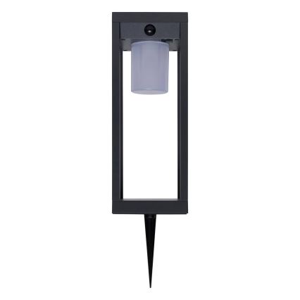 Hesperide - Solarny lampion LED z czujnikiem ruchu PIKY LED/3,7V 2600 mAh 40 cm IP65 antracyt