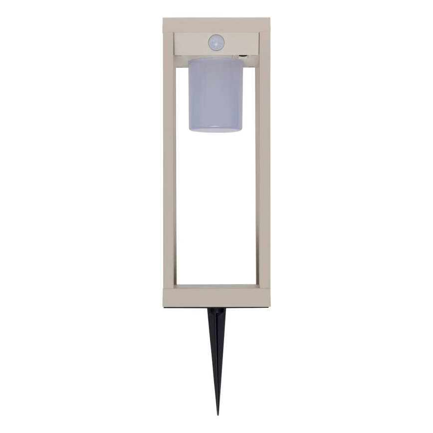 Hesperide - Solarna latarnia LED z czujnikiem ruchu i zmierzchu PIKY LED/3,7 V 2600 mAh 40 cm IP65 beżowa