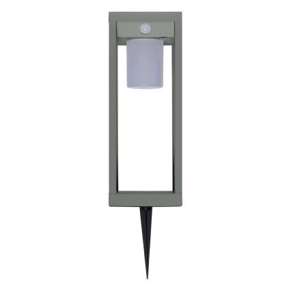 Hesperide - LED Solarna latarnia z czujnikiem ruchu i zmierzchu PIKY LED/3,7V 2600 mAh 40 cm IP65 zielona