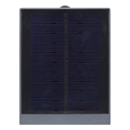 Hesperide - LED solarna lampa ścienna z czujnikiem ruchu MULTY LED/3,7V 2600 mAh IP65 antracyt