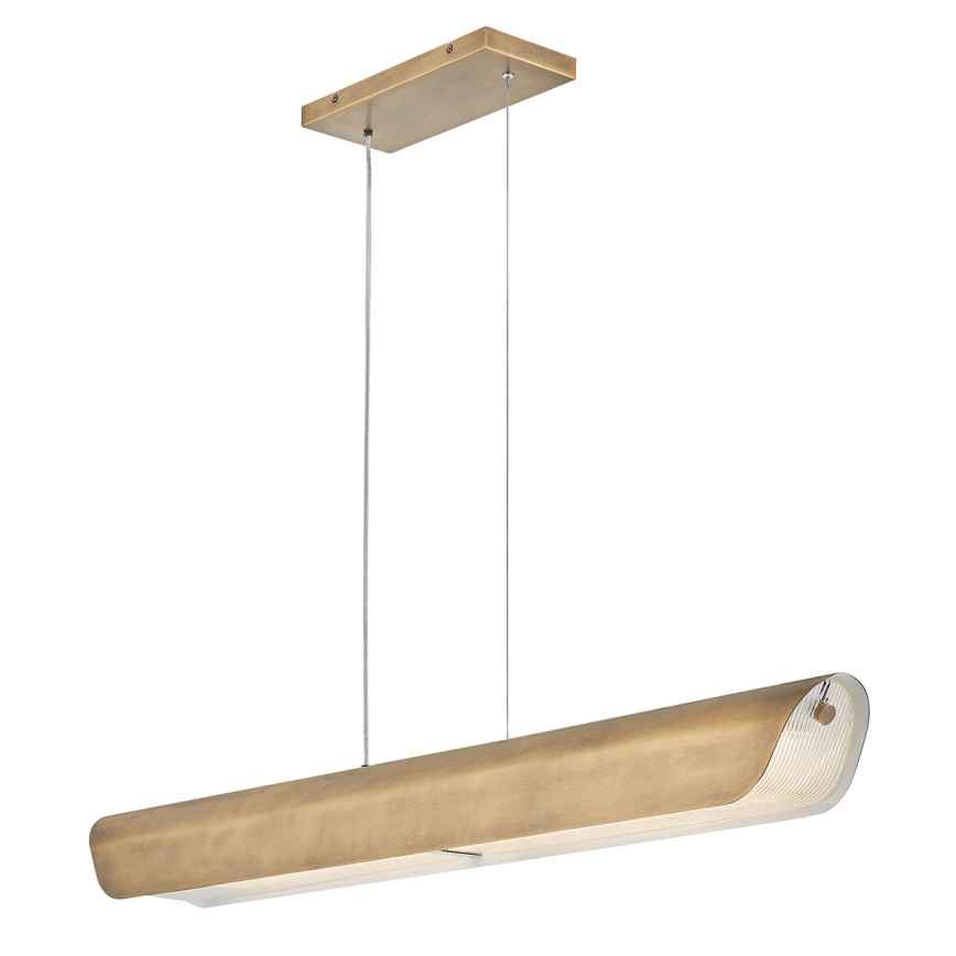 Hinkley - LED żyrandol na lince ARCO LED/43W/230V 3000K złoty