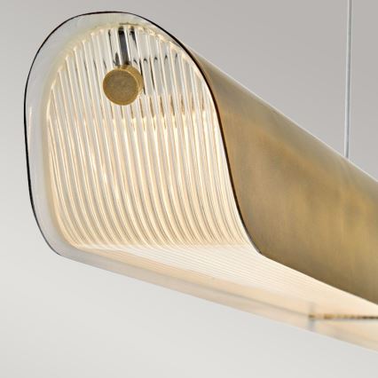 Hinkley - LED żyrandol na lince ARCO LED/43W/230V 3000K złoty