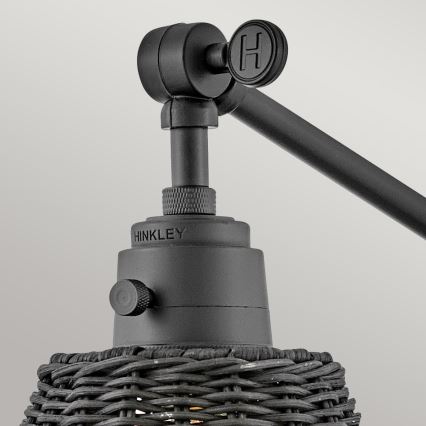 Hinkley - Kinkiet punktowy ARTI 1xE27/60W/230V czarny