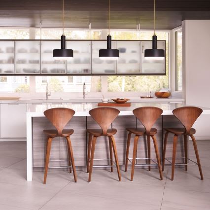 Hinkley - Lampa wisząca na pręcie CEDRIC 2xE27/60W/230V Ø 33 cm złota/czarna
