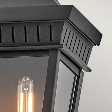 Hinkley - Kinkiet zewnętrzny CHAPEL HILL 2xE14/40W/230V IP44 czarny