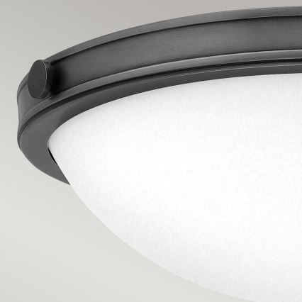 Hinkley - Lampa sufitowa COLLIER 2xE27/40W/230V Ø 34,6 cm czarna