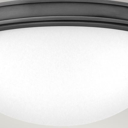 Hinkley - Lampa sufitowa COLLIER 2xE27/40W/230V Ø 34,6 cm czarna