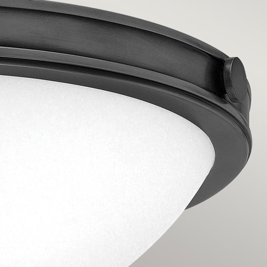 Hinkley - Lampa sufitowa COLLIER 2xE27/40W/230V Ø 34,6 cm czarna