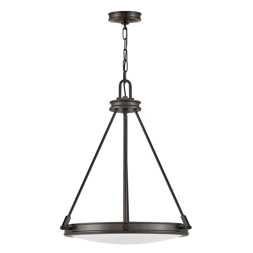 Hinkley - Żyrandol na łańcuchu COLLIER 4xE14/40W/230V śr. 54,3 cm czarny