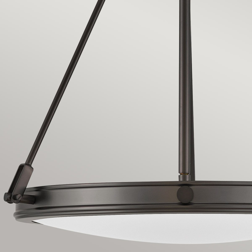 Hinkley - Żyrandol na łańcuchu COLLIER 4xE14/40W/230V śr. 54,3 cm czarny
