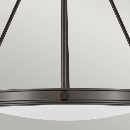 Hinkley - Żyrandol na łańcuchu COLLIER 4xE14/40W/230V śr. 54,3 cm czarny