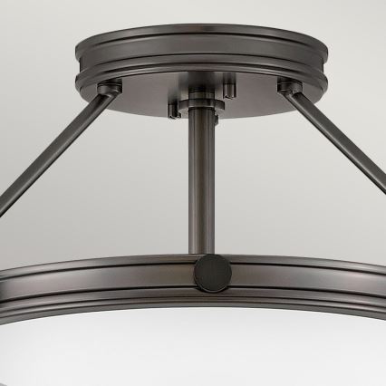Hinkley - Przysufitowy żyrandol COLLIER 3xE14/40W/230V śr. 41,7 cm czarny