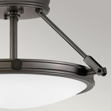 Hinkley - Przysufitowy żyrandol COLLIER 3xE14/40W/230V śr. 41,7 cm czarny