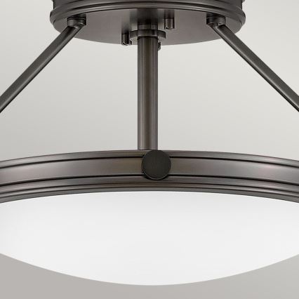 Hinkley - Przysufitowy żyrandol COLLIER 3xE14/40W/230V śr. 41,7 cm czarny