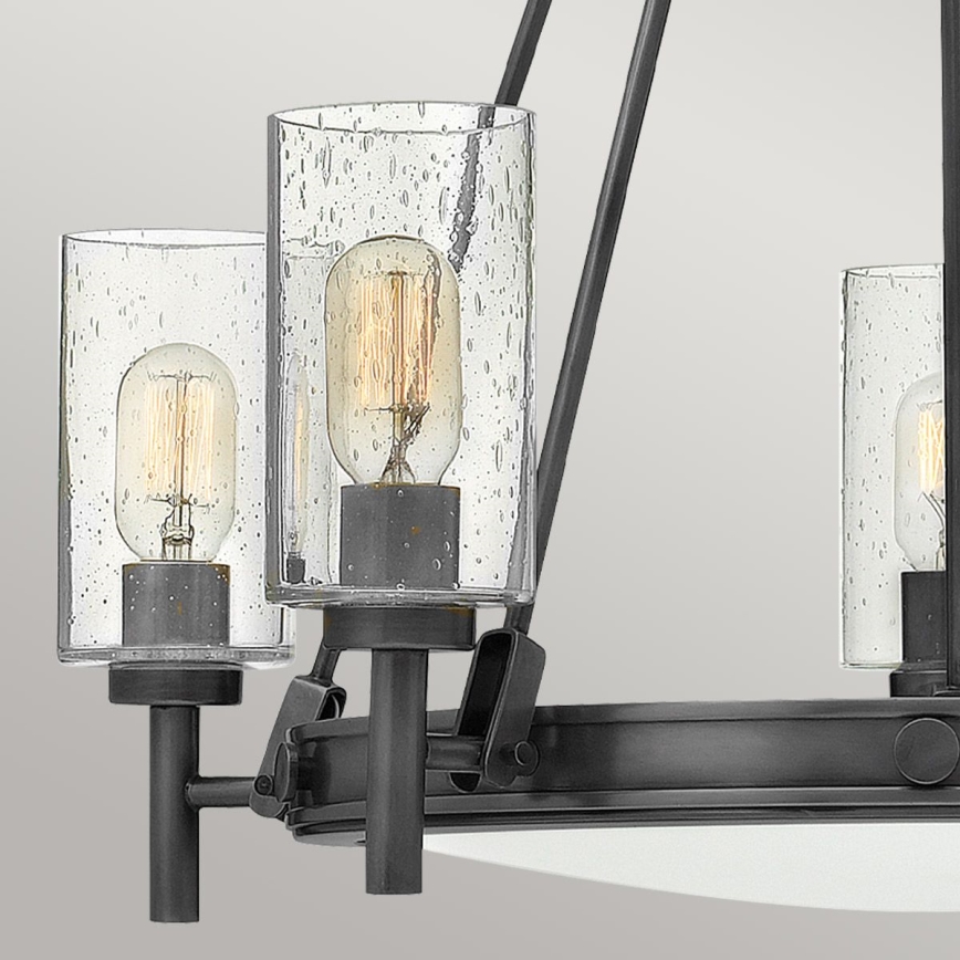 Hinkley - Żyrandol na łańcuchu COLLIER 5xE27/40W/230V śr. 68,5 cm czarny