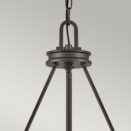 Hinkley - Żyrandol na łańcuchu COLLIER 5xE27/40W/230V śr. 68,5 cm czarny