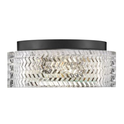 Hinkley - Plafon ELLE 2xE27/60W/230V śr. 30,5 cm czarny