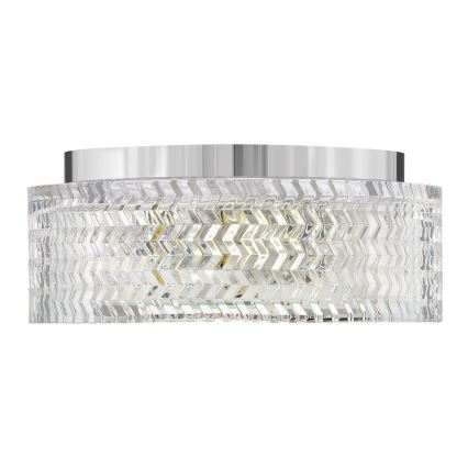 Hinkley Plafon ELLE 2xE27/60W/230V śr. 30,5 cm chrom błyszczący