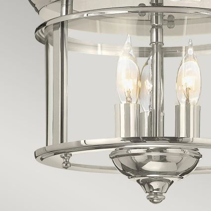Hinkley - Lampa sufitowa GENTRY 3xE14/40W/230V chrom błyszczący