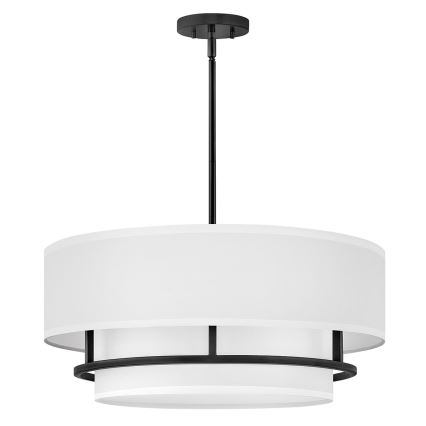 Hinkley - Przysufitowy żyrandol GRAHAM 4xE14/40W/230V czarny