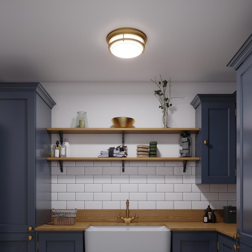 Hinkley - Plafon łazienkowy HADLEY 3xE27/40W/230V IP44 złoty