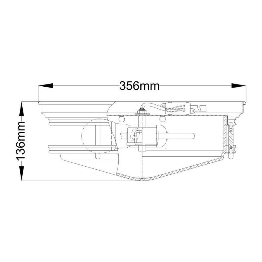 Hinkley - Plafon HADLEY 3xE27/40W/230V chrom błyszczący