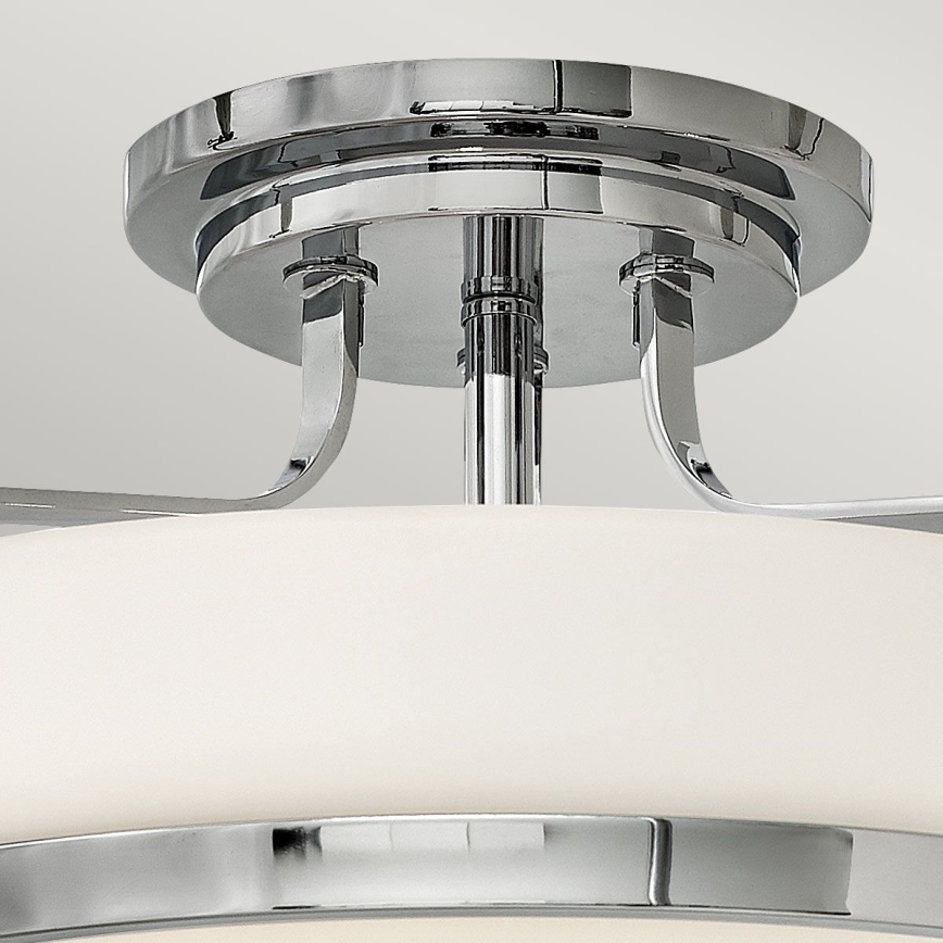 Hinkley - Przysufitowy żyrandol HARPER 3xE27/60W/230V śr. 45,6 cm błyszczący chrom