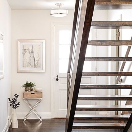 Hinkley - Przysufitowy żyrandol HARPER 3xE27/60W/230V błyszczący chrom