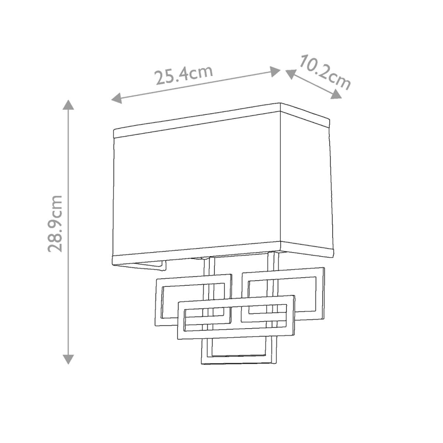 Hinkley - Kinkiet LANZA 2xE14/40W/230V brązowy