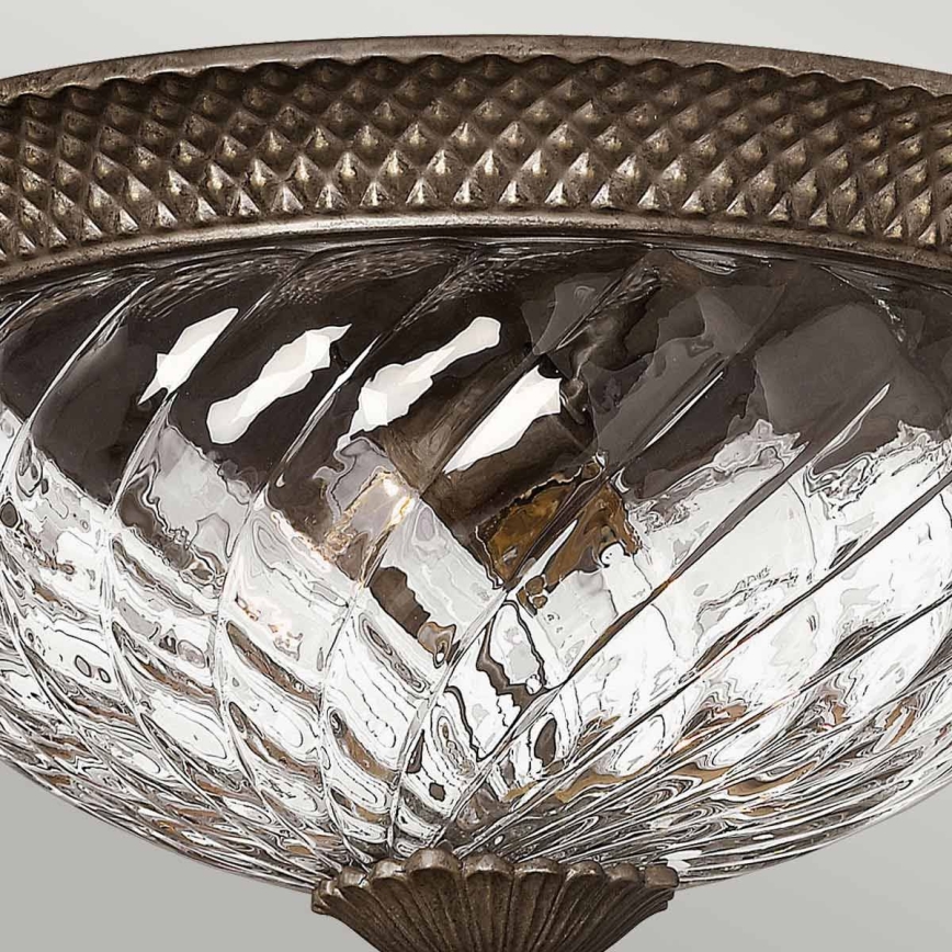 Hinkley - Lampa sufitowa PLANTATION 3xE27/60W/230V brąz