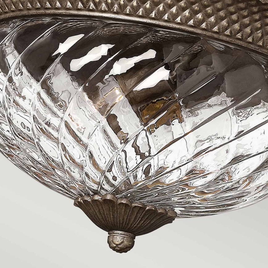Hinkley - Lampa sufitowa PLANTATION 3xE27/60W/230V brąz
