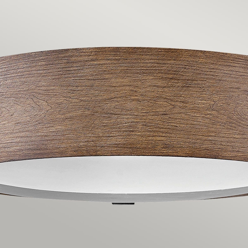 Hinkley - Lampa sufitowa SAWYER 3xE14/40W/230V śr. 38 cm sekwoja/brązowa