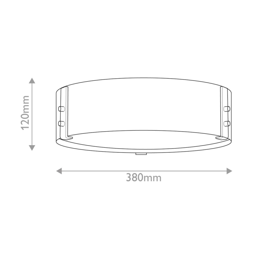 Hinkley - Lampa sufitowa SAWYER 3xE14/40W/230V śr. 38 cm sekwoja/brązowa