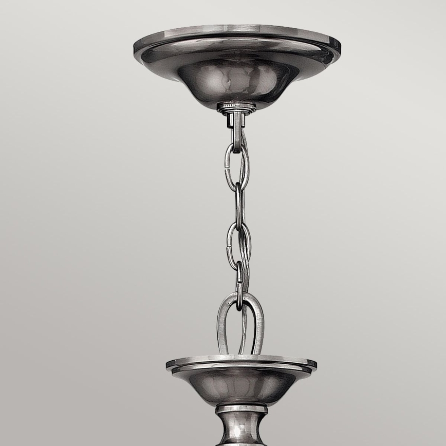 Hinkley - Żyrandol na łańcuchu SUSSEX 5xE14/40W/230V matowy chrom