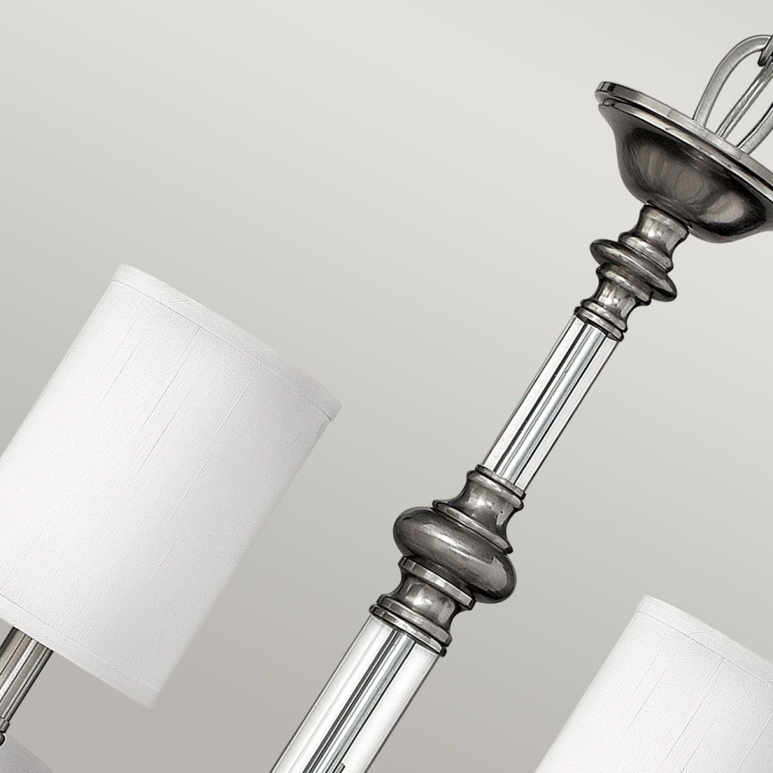 Hinkley - Żyrandol na łańcuchu SUSSEX 9xE14/40W/230V matowy chrom