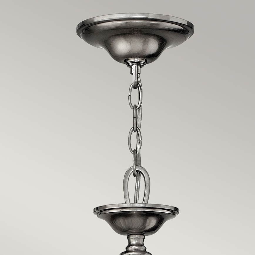 Hinkley - Żyrandol na łańcuchu SUSSEX 9xE14/40W/230V matowy chrom