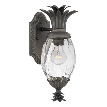 Hinkley - Kinkiet zewnętrzny PLANTATION 1xE27/40W/230V IP44 czarny