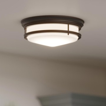 Hinkley - Lampa sufitowa łazienkowa HADLEY 3xE27/40W/230V IP44, brązowa