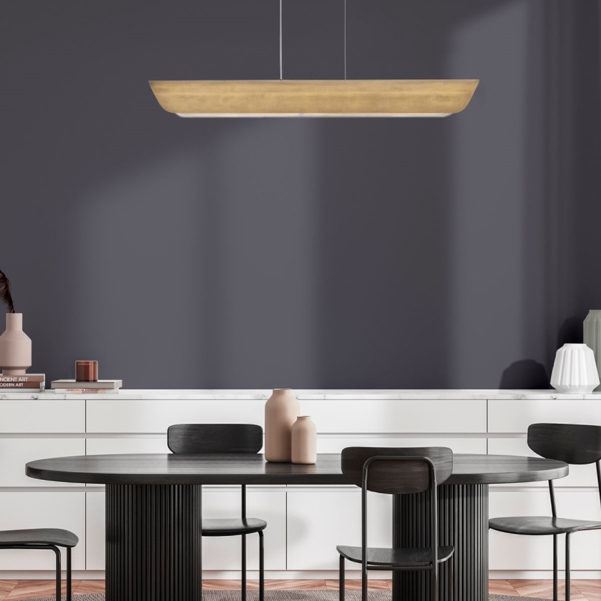 Hinkley - LED żyrandol na lince ARCO LED/43W/230V 3000K złoty