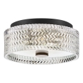 Hinkley - Plafon ELLE 2xE27/60W/230V śr. 30,5 cm czarny