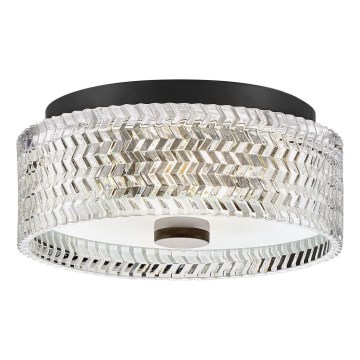 Hinkley - Plafon ELLE 2xE27/60W/230V śr. 30,5 cm czarny