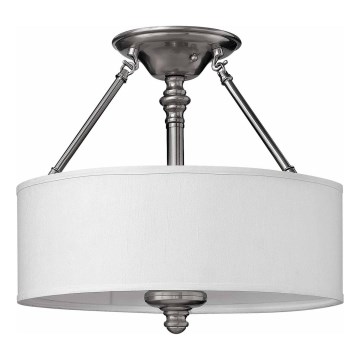Hinkley - Przysufitowy żyrandol SUSSEX 3xE27/60W/230V matowy chrom