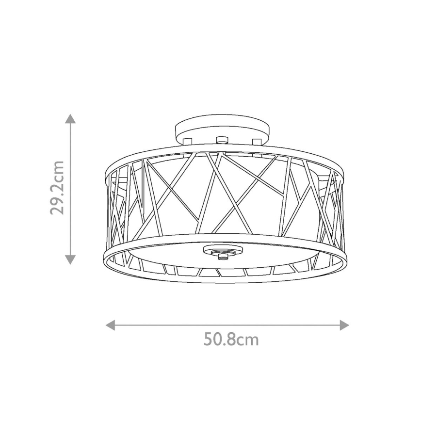 Hinkley - Żyrandol natynkowy NEST 3xE27/75W/230V złoty
