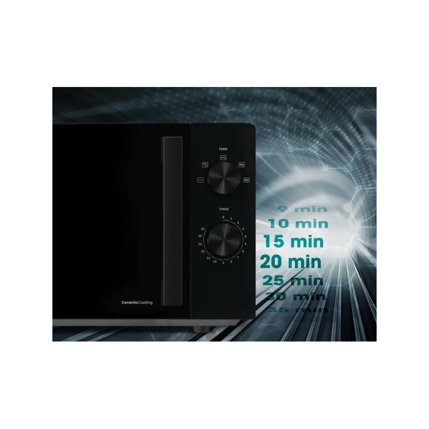 HISENSE H20MOBP1H - Kuchenka mikrofalowa 700 W/230 V 20 l czarna